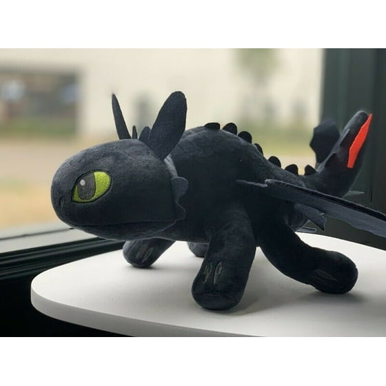 How To Train Your Dragon Toothless Night Fury Stuffed Plush Toy Doll 141825 - roblox zombie attack walmart
