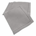 thumbnail image 2 of SARO 6302.GY22S Serviette de Table à Bordure Classique Carrée 22 Pouces Gris - Ensemble de 12, 2 of 4