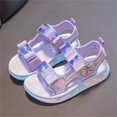 thumbnail image 5 of MZXELPRJD Girls Size 12 Sandals Girls Leather Sandals Black Dance Shoes Black Jazz Shoes Boys Size 13 Shoes Toddler Shoes Girl Princess Tutu Purple 5-5.5 Years, 5 of 8