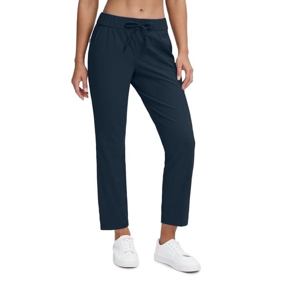 Women's Golf Pants with Pockets Lightweight Travel Pants for Athletic Stretch UPF 50