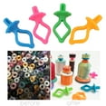 thumbnail image 1 of EGNMCR 32PC Color Thread Clips Bobbin Holders Clips Clamps Tool Bobbin Holders, 1 of 9
