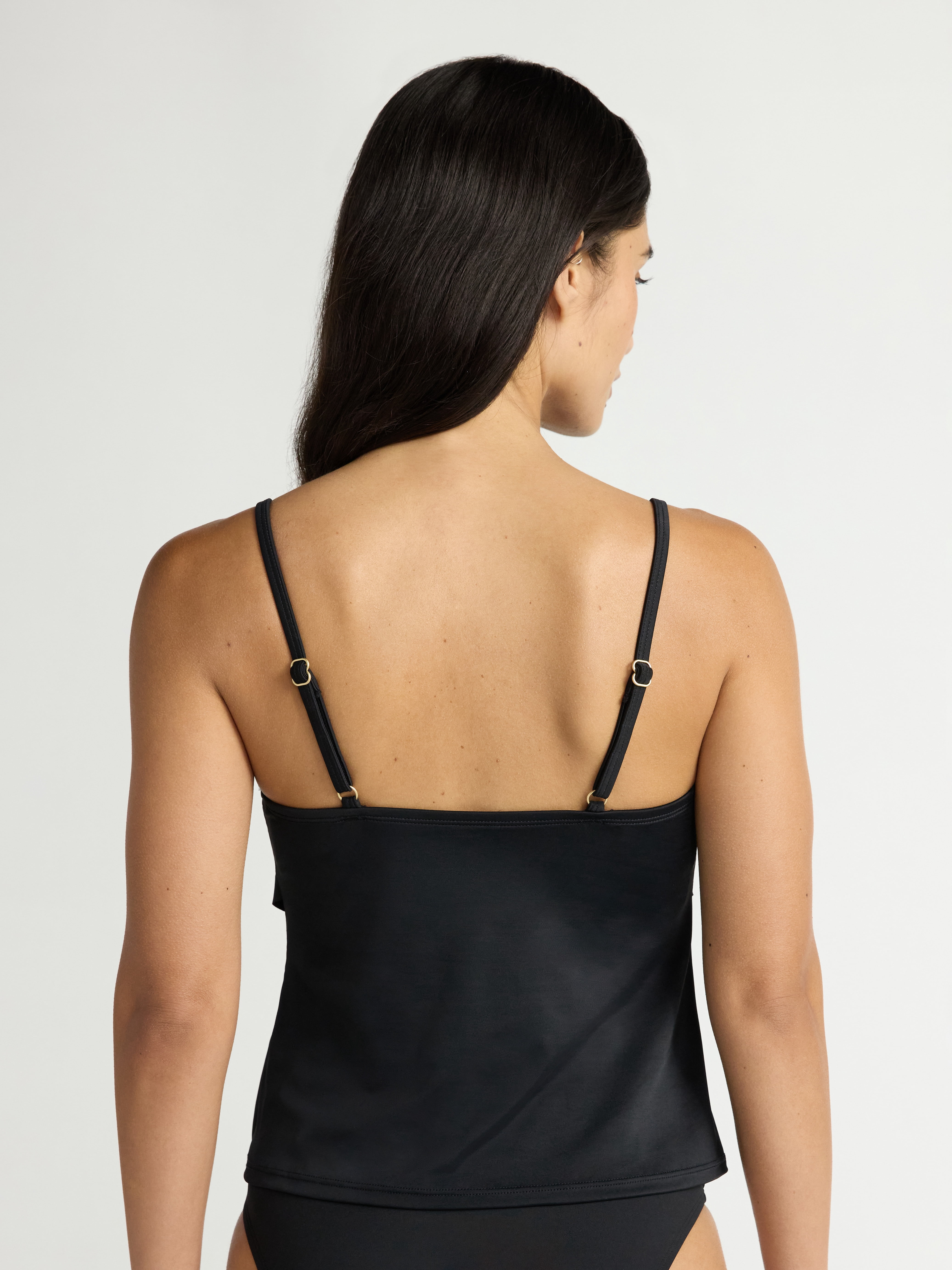 Time and Tru Women's and Women's Plus Tiered Tankini Top, Sizes XS-2X