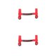 thumbnail image 4 of Eigraketly Asa de transporte de mano plegable antideslizante resistente al desgaste asas de agarre de alta resistencia accesorios de pasamanos Rojo 2piezas, 4 of 6