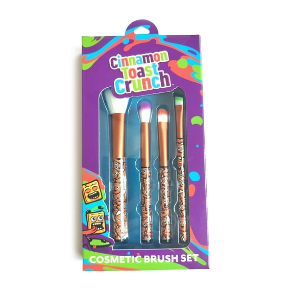 Cinnamon Toast Crunch 4PC Cosmetic Brush set