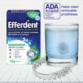 thumbnail image 5 of Efferdent Retainer & Denture Cleaner Tablets, Minty Fresh & Clean, 126 Count, 5 of 14