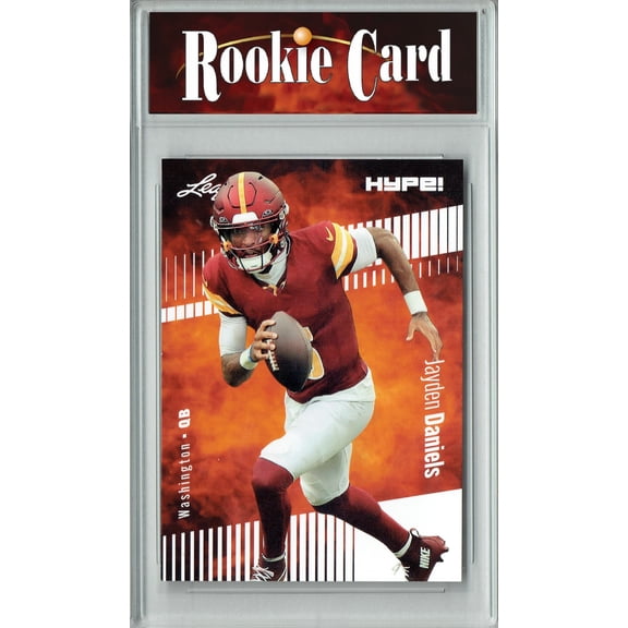 Certified Mint Jayden Daniels 2024 Leaf Hype #147A Only 5000 Made Rookie Card Washington Commanders