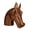Red Bronze, variant on Dserhfy Trailer Hitch Protective Cover 3D Printed Horse Head Trailer Hitch Ball Cover Funny Hunting Tow Ball Protector for Towing Trailer Truck RV Accessories
