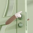 thumbnail image 3 of Para creativo boca grande forma de pájaro cubierta de manija de puerta de silicona bebé equipo de seguridad para niños anticolisión perilla de puerta antiestática protector de mang, 3 of 5