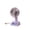 Purple, variant on Mini Classic Vintage Fan, Retro Metal Air Circulator, With Digital Power Display,For Desk & Bedside, USB Rechargeable and Quiet Green