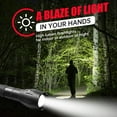 thumbnail image 7 of 2 Pcs LED Flashlight, 1500 Lumens Flashlights High Lumens with 5 Modes, Waterproof Zoomable Flash Light for Outdoor Use, Gifts for Birthday for Men Women Adults Discount/Deal, 7 of 7