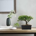 thumbnail image 4 of GnFlus 6 inch Artificial Bonsai Tree Juniper Faux Plants Indoor Small Fake Plants Decor with Ceramic Pots, 4 of 7