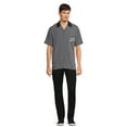 thumbnail image 2 of No Boundaries Men's & Big Men's Bowling Shirt with Short Sleeves, Sizes XS-3XL, 2 of 5