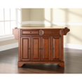 thumbnail image 5 of HomeStock Tuscan Temptations Full Size Kitchen Island,Spacious Countertop,Portable Design,Modern Kitchen Furniture,Convenient,/Cart White/Stainless Steel Top-Color:Cherry,Style:Natural Wood Top, 5 of 5
