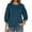 Navy, variant on MELDVDIB Womens 3/4 Length Sleeve Sweatshirt Fall Winter Solid Color Oversized Hoodless Sweatshirt Fashion Casual Comfy Pullover Tops