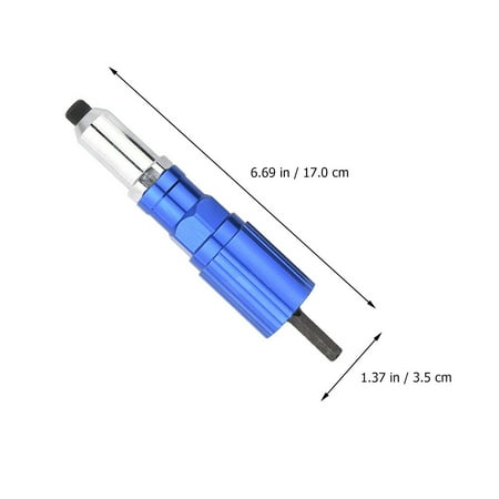 

1 Set Electric Rivet Adapter Cordless Drill Adapter Insert Nut Tool Riveter