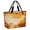 Orange, variant on Teal Green Ombre Clouds Beach Bag for Women, Large Breathable Mesh Beach Tote Bag, Modern Abstract Gradient Cloud Sandproof Lightweight Travel Bags for Vacation Picnic Swimming Pool 15.7"x15.7"x9.1"