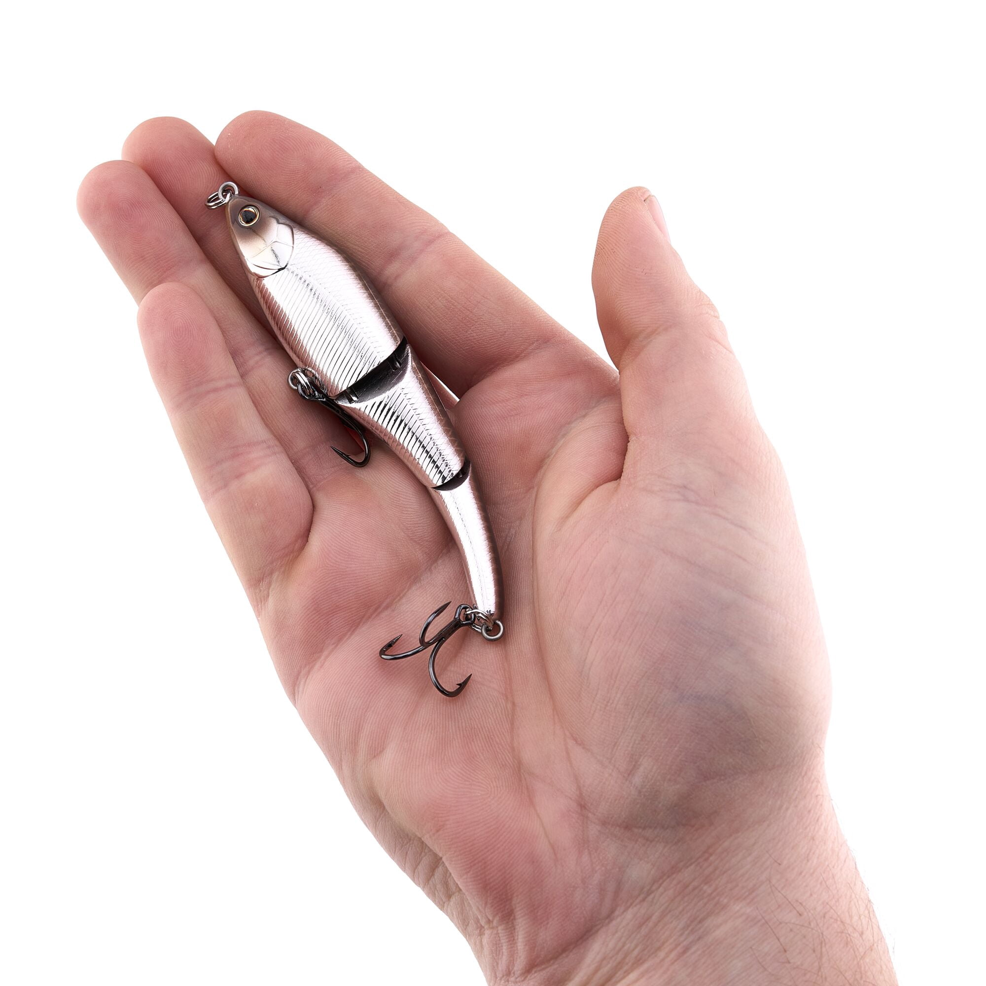 Berkley Magic Swimmer® Freshwater, 3.75 in, Swimbaits, Morning Dawn Chrome (1 Count)