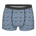 thumbnail image 4 of Goofa Cute Whale Printed Men's Boxer Briefs Underwear, Moisture-Wicking Underwear, Trunk,Soft and Breathable Cotton Underwear-Small, 4 of 9