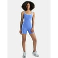 thumbnail image 4 of Athletic Works Women's and Women's Plus ButterCore Tipped Tennis Romper, Sizes XS-4X, 4 of 5
