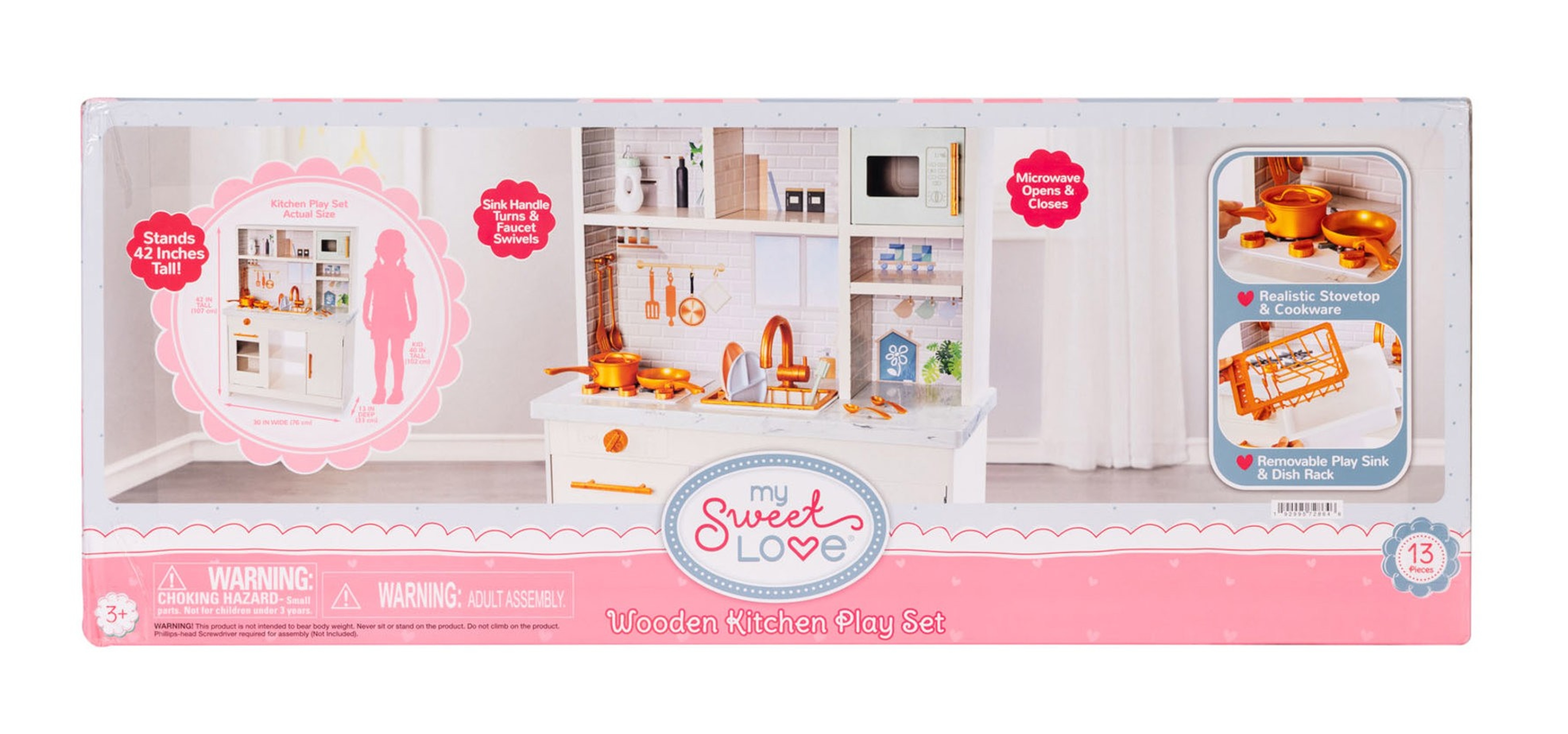 My Sweet Love Wooden Kitchen Play Set photo 2