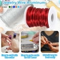 thumbnail image 3 of Uxcell Aluminum Craft Wire, Metal Wire Armature Bendable Wire for Jewelry Making Wrap DIY Rose Gold/Silver/Sapphire Blue/Light Pink/Green/Steel Blue 12 Gauge, 3 of 7