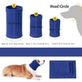 thumbnail image 3 of Orejeras antirruido para perros: de tela, doble capa; para aliviar la ansiedad, abrigo en invierno, elásticas y lavables; visitas al veterinario, 3 of 6