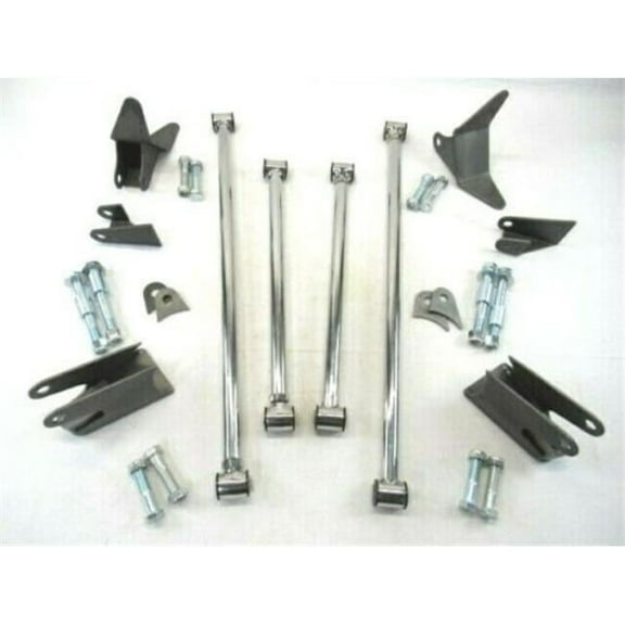 Triangulated Rear 4-Bar Kit for 1928-1940 Ford, Stainless Steel