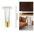 thumbnail image 6 of TISHITA Furniture Leg Chair Leg Acrylic Stylish Wear Resistant Sturdy Sofa Foot Kitchen Cabinet Foot for Desk Bed Cupboard Shelf Cafe 15 cm, 6 of 8