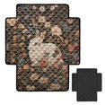 Recling Rabbit HELLHERO Vintage Rabbit Floral Recliner Chair Cover Washable with ...