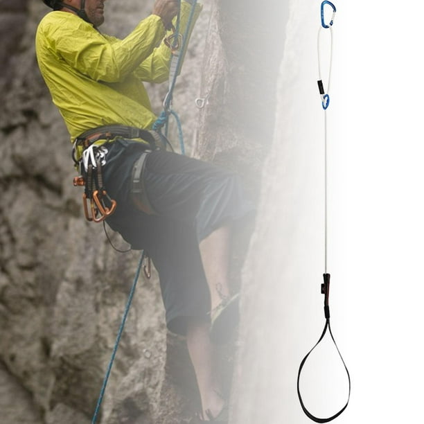 Climbing Ascender Adjustable Rope Foot Loop Ascender Rigging Vertical  Climbing Rope Webbing Rope Gear for Outdoor Sports, Caving, Ascending