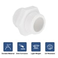 thumbnail image 3 of Nipple Male Thread Coupling Adapter Connector, 10Pcs 25mm(1") Pipe Fitting with Sealant Tape (Male to Male), Hose Adapter Coupling for Thread plumbing Pipe (White), 3 of 6
