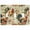 #3. Triple Toggle, variant on Metal Light Switch Wall Plate Outlet Cover (Printed Image of Rustic Rooster Scrapbook Art - Double GFI/Rocker)