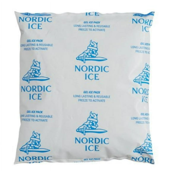 Nordic Ice Refrigerant Gel Pack, 1 X 5-1/2 X 6-1/2 In., 16 Oz. Pack, Poly Gel, 4 Count