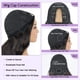 thumbnail image 5 of Peluca ondulada en V, Emistar Wear And Go, sin pegamento, parte en U, 45 cm, 5 of 7