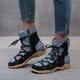thumbnail image 5 of Botas cortas de punta redonda con cremallera lateral retro de estilo étnico de talla grande para mujer Wmkox8yii  FOPL1439, 5 of 8
