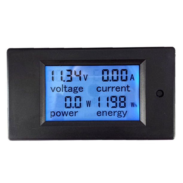 Probador de voltaje de corriente CC NikouMX TSPZEM-031 Voltímetro Amperímetro DC Digital Robusto