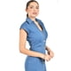 thumbnail image 4 of Vestido denim sin manga Roman Fashion /Juvenil, 14356 (Mezclilla tono medio) azul CH, 4 of 4