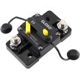 thumbnail image 3 of 60A Breaker Extended Surface Mount 3/8” Diagonal Stud Waterproof IP67 Marine RV Truck Hi-Amp Circuit Breaker (60A), 3 of 7