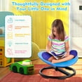 thumbnail image 5 of Plenkra Kids Swivel Chair - Sensory Spinning Egg Shape Chair for Autistic Kids,Carousel Spin Chair to Improve Body Coordination & Focus,Fun Ergonomic Sit and Spin Toys, 5 of 9