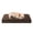 Brown-30*20*3.5 inches, variant on Dog Beds For Large Dogs With Removable Washable Cover Crate  Grey 35x23