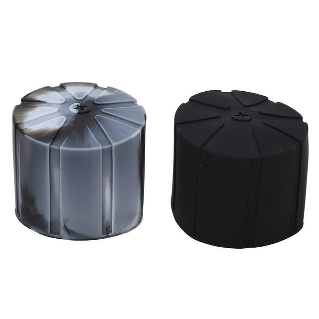 Lot de 2 capuchons d'objectif universels en silicone, anti-poussière et étanches pour reflex numérique