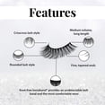 thumbnail image 3 of Pestañas postizas Ardell Natural Lash Wispies negras, 3 pares, 3 of 4