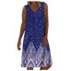 thumbnail image 1 of Vestido sin mangas sexy con cuello en V y estampado sin mangas para mujer Pompotops hdfakjf6056, 1 of 4