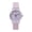 Purple, variant on Quartz Watch Round Dial Silicone Adjustable Silicone Strap Candy Color No Delay Time-checking High Accuracy Lady Daily Wristwatch Dating Timepiece