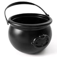 thumbnail image 3 of Joyfy 1 Pack Halloween Cauldron with Handle,Large Halloween Candy Bucket Basket Candy Bowl Halloween Bucket Plastic Cauldron Trick or Treat Bucket, 3 of 8