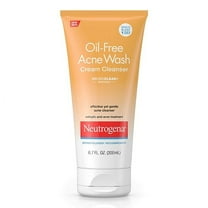 Neutrogena Oil Free Acne Wash Cream Cleanser, 6.70 Oz, 6 Pack