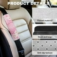 thumbnail image 5 of Uorisanigo Pink Cherry Blossom Flannel Seatbelt Cushion Soft and Comfortable 2-Pack Universal Car Seat Belt Pads Cover Comfortable Driving Shoulder Pad for Car Interior Accessorie, 5 of 7