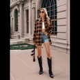thumbnail image 2 of Camisas de Franela con Sobrecamisa A Cuadros Amarilla M, 2 of 8