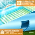thumbnail image 4 of Flotador inflable para broncearse en la piscina, salón, 70 x 46 cm, en L, azul, 4 of 8