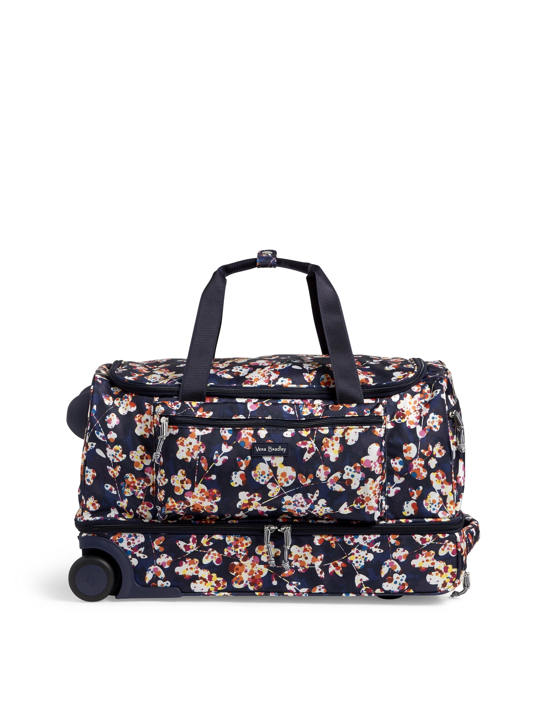 vera bradley foldable luggage